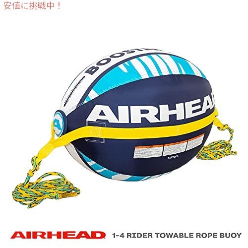 【並行輸入品】AIRHEAD エアヘッド マリンスポーツ 牽引ブースターボール ホワイト ブルーの画像