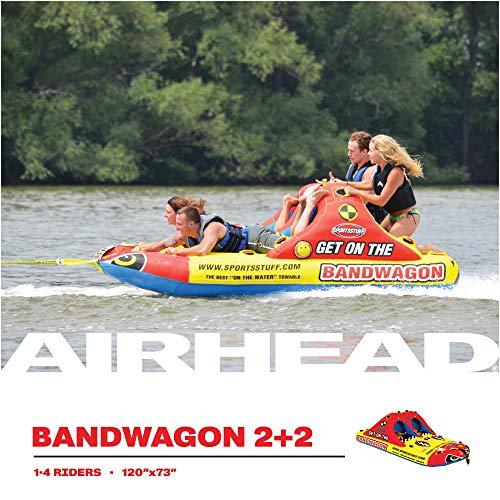 中古 SportsStuff Bandwagon 22 スポーツスタッフ マリンスポーツ 牽引 チューブ ボート ブラック 牽引ボート 【IQY2418413543】(84931円)