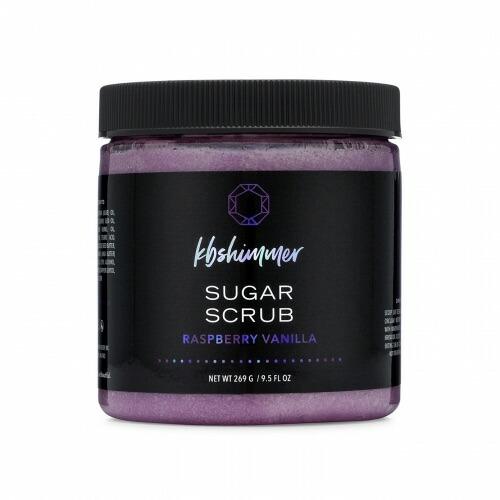 【並行輸入品】KBShimmer Sugar Scrub ビー  シュガースクラブ ラズベリーバニラ 9.5oz (269g) | 