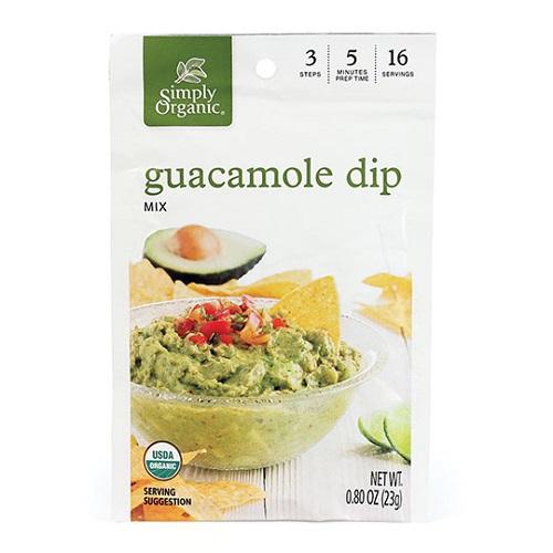 【並行輸入品】【送料無料】Simply Organic Guacamole Dip Mix Certified Organic シンプリーオーガニック ワカモレミックス 23g | 