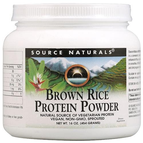ソースナチュラルズ ブラウンライス プロテイン Source Naturals Brown Rice Protein Powder 16oz
