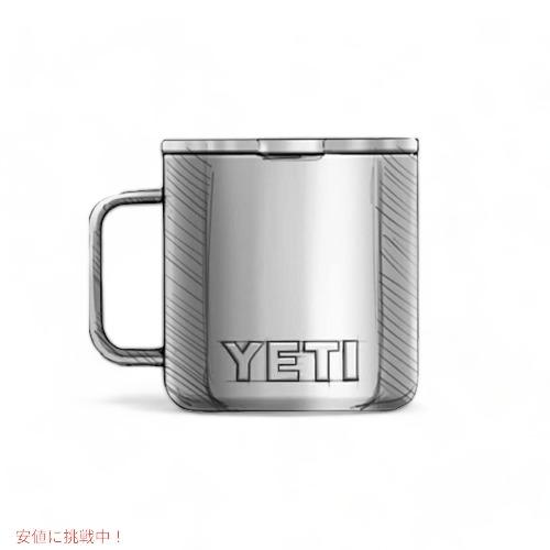 並行輸入品】YETI Rambler 14 oz Mug with Standard Lid Graphite