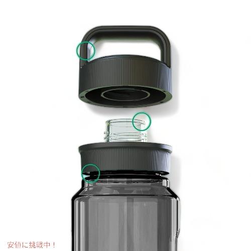 【並行輸入品】YETI Yonder 1L/34オンス ウォーターボトル Yonderチャグキャップ付き チャコール |  | 01