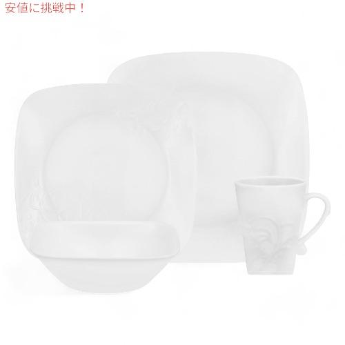 16個セット・4人分] コレール ガラス食器 チェリッシュ ディナーセット 