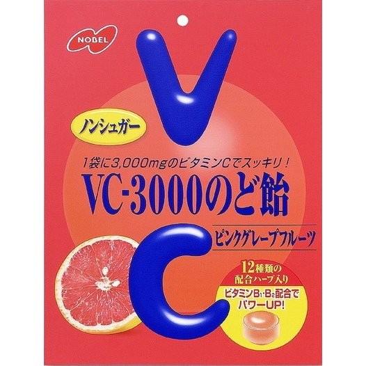 100%品質保証! うのにもお得な VC-3000のど飴 ピンクグレープフルーツ 90g メール便3個まで ooyama-power.com ooyama-power.com