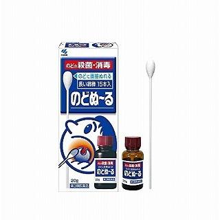 のどぬーる 【のどに直接塗布できるめん棒付】【第3類医薬品