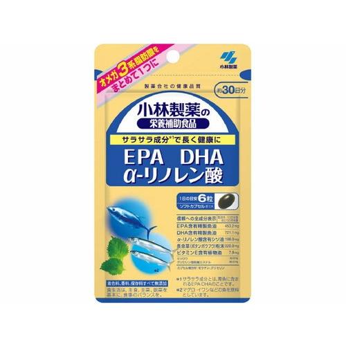 小林 ＤＨＡ ＥＰＡ リノレン酸 180粒 メール便対応商品｜drughero