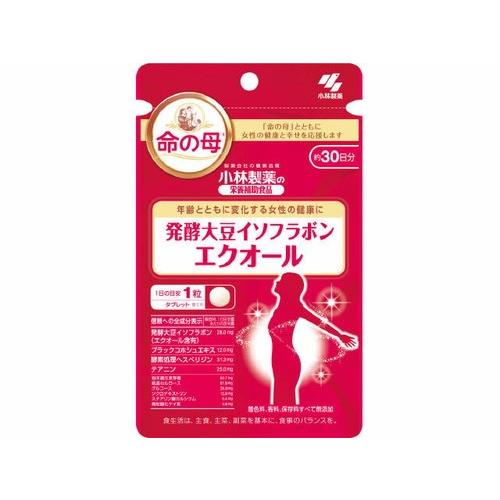 小林製薬 小林 発酵大豆イソフラボンエクオール 30粒 メール便対応商品  