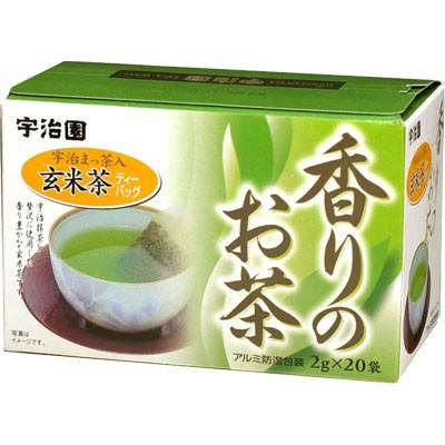 宇治園 香りの抹茶入玄米茶ティーバック 20パック×20セット : ドラッグ