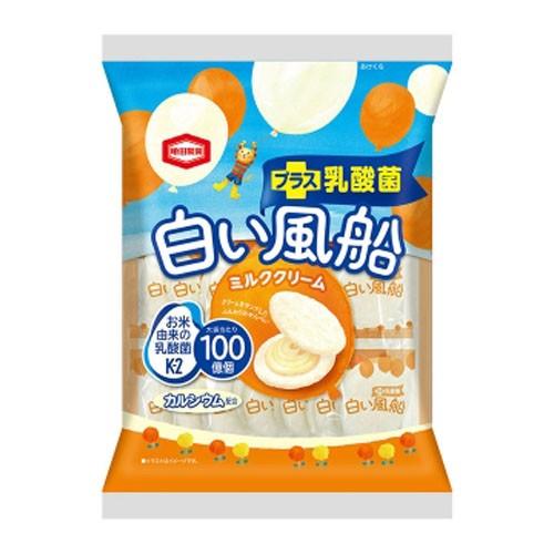 亀田製菓株式会社 白い風船 ミルククリーム(18枚入)×12個セット