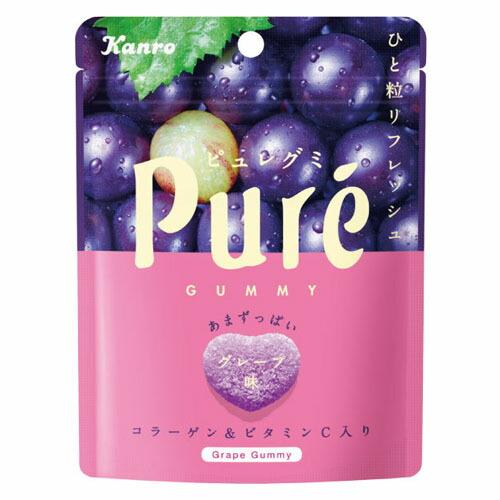 送料無料】カンロ株式会社ピュレグミ グレープ(56g)×6個セット