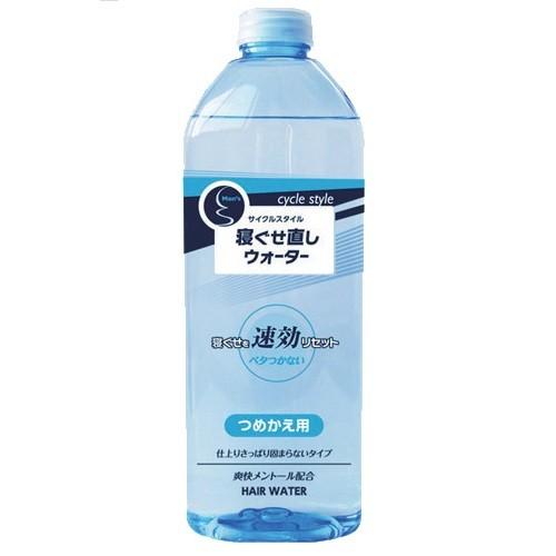 第一石鹸株式会社 サイクルスタイル 寝ぐせ直しウォーター 詰替（400mL）＜爽快メントール配合＞ 【北海道・沖縄は別途送料必要】｜drugpure