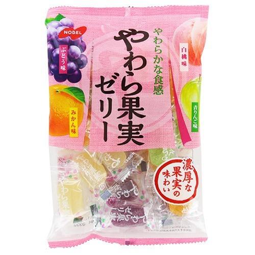 ノーベル製菓株式会社 やわら果実ゼリー（230g） ＜4種類の濃厚な果実