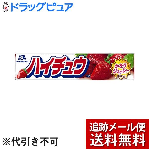 【メール便で送料無料 ※定形外発送の場合あり】 森永製菓 ハイチュウ ストロベリー(12粒)×12個 ＜夏季（4月-9月は溶けるので配送休止します）＞｜drugpure