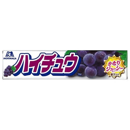 森永製菓株式会社 ハイチュウ グレープ(12粒)×12個セット ＜夏季（4月-9月は溶けるので配送休止します）＞ 【ドラッグピュアヤフー店】｜drugpure