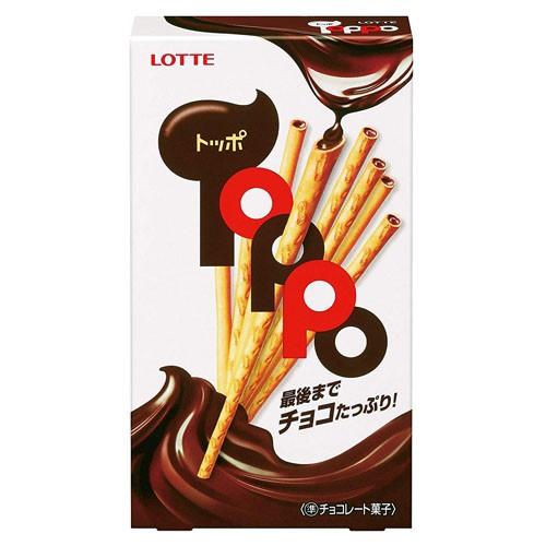 送料無料】株式会社ロッテ トッポ(2袋入)×10個セット ＜最後までチョコ