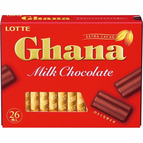株式会社ロッテ ガーナ ミルク エクセレント(26枚入)×6個セット ＜夏季