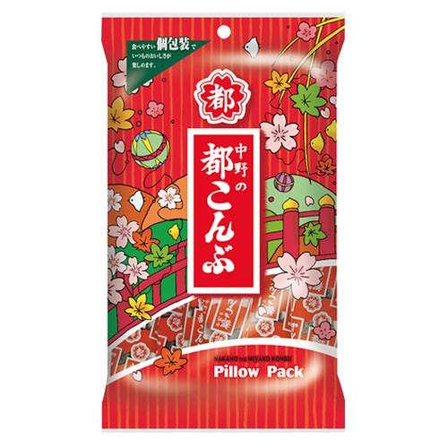 中野物産株式会社 都こんぶピロー(50g)×10個セット 【ドラッグピュア