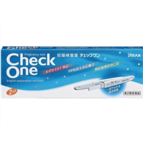 第2類医薬品 株式会社アラクス チェックワン 妊娠検査薬 2回用 北海道 沖縄は別途送料必要 1ni ドラッグピュア ヤフー店 通販 Yahoo ショッピング