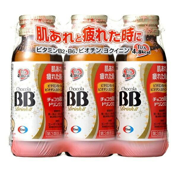 【送料無料・手数料無料】【第3類医薬品】エーザイ株式会社 チョコラＢＢドリンクII 50ml×3本×18