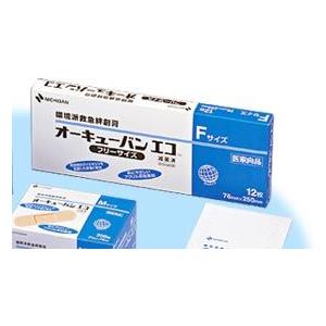 ニチバン株式会社 オーキューバンエコ フリーサイズ12枚×10個セット (粘着部)76mm × 250mm （7〜10日要・ご注後のキャンセル不可）
