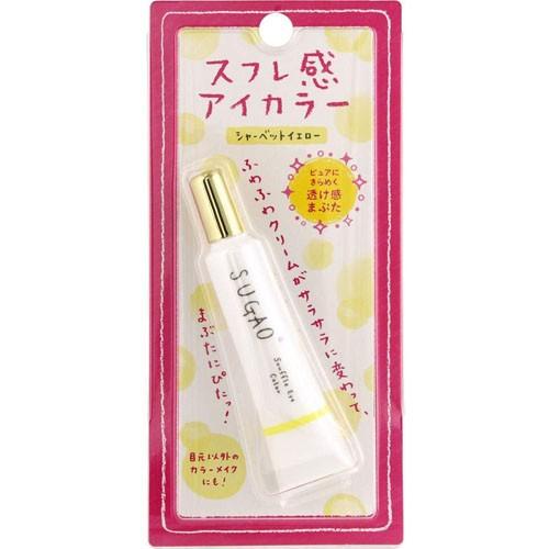 ロート製薬株式会社 SUGAO スフレ感アイカラー シャーベットイエロー（7g） 【北海道・沖縄は別途送料必要】｜drugpure