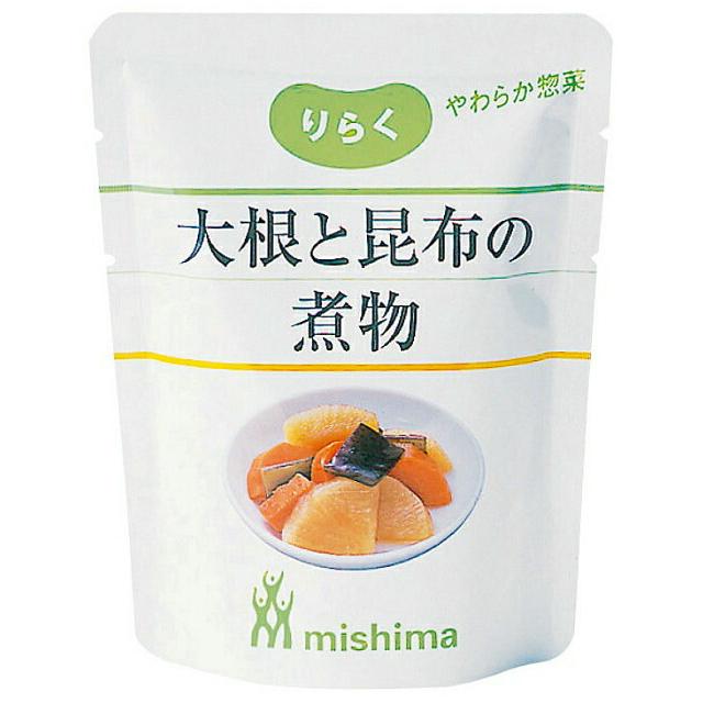 三島食品株式会社 りらく 大根と昆布の煮物100g × 15×4個