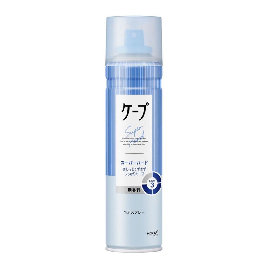 ケープ ヘアスプレー スーパーハード 無香料 ［180g］ 花王 : ドラッグ
