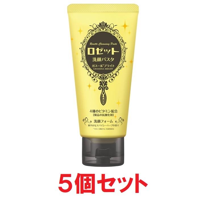 ROSETTE（ロゼット） ロゼット洗顔パスタ ガスールブライト 120g×5