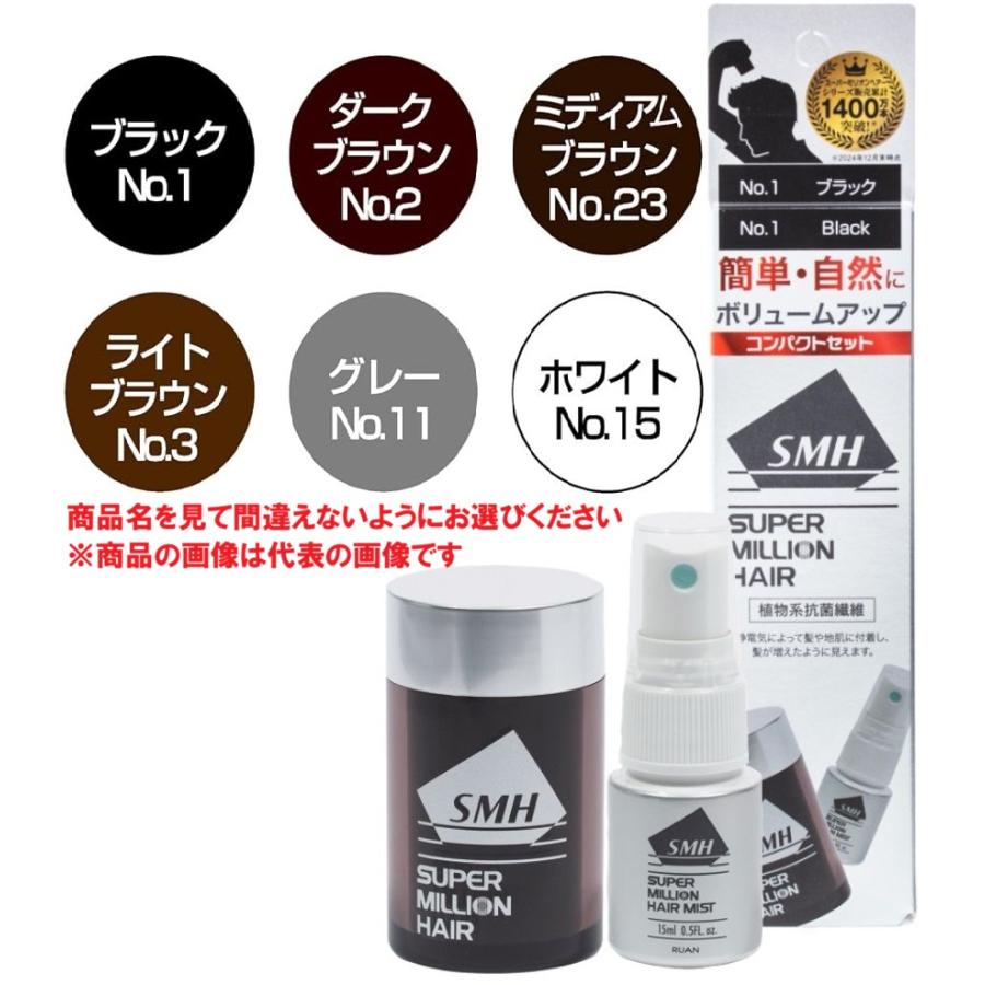SPミリオンヘアー コンパクト#23ミディアムブラウン スーパーミリオンヘアー SMH コンパクトセット No.23 ミディアム