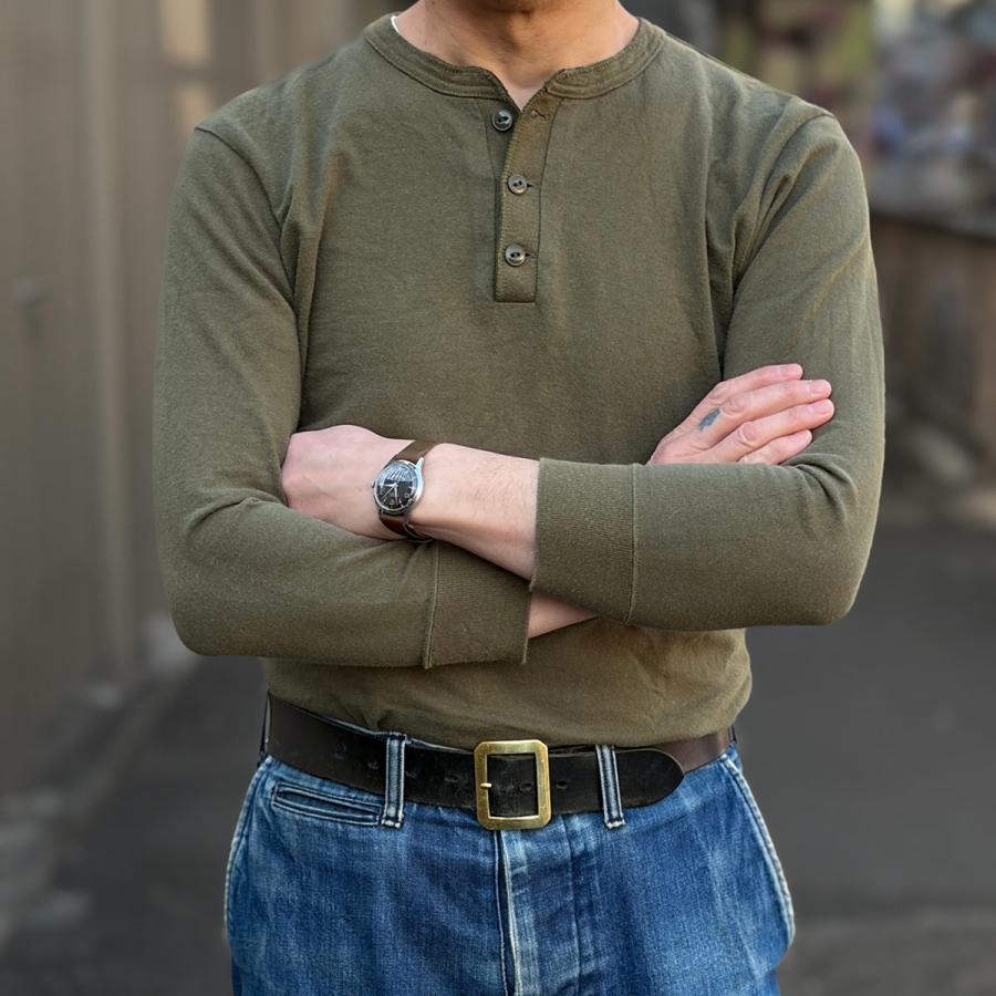 ドライボーンズ DC-694 L/S Henley Neck Shirt | Dry Bones | 01
