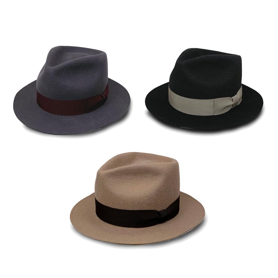 ドライボーンズ DCH-453 Wool Fedora Hat | Dry Bones