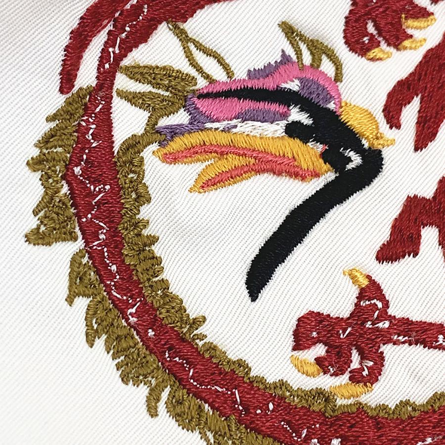 Dry Bones ドライボーンズ ロカビリー ファーコート ジャケット M Dry Bones（ドライボーンズ） エンブロイダージャケット“DRAGON”/ DRY