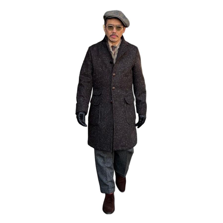 ドライボーンズ DJ-1204 Kemp Melton Semi-chesterfield Coat