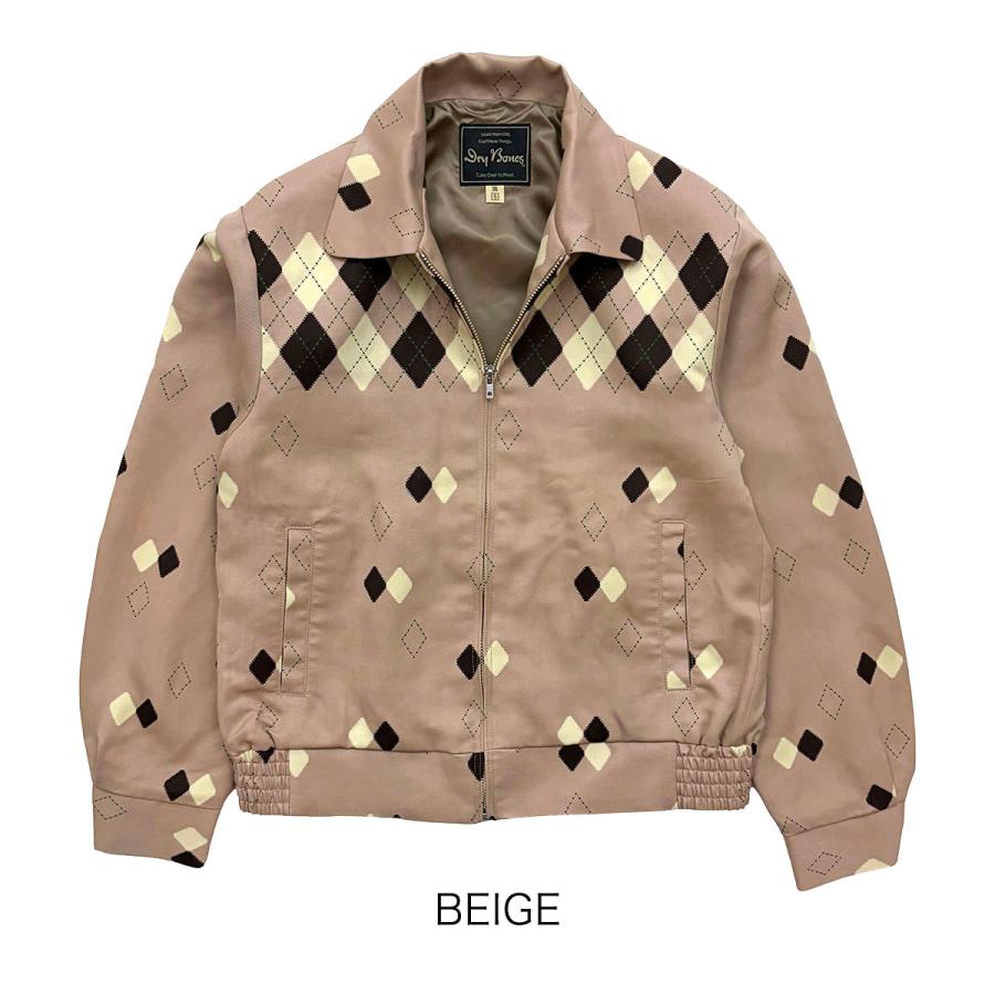 ドライボーンズ DJ-1210 Border Argyle Gabardine Jacket : DryBones