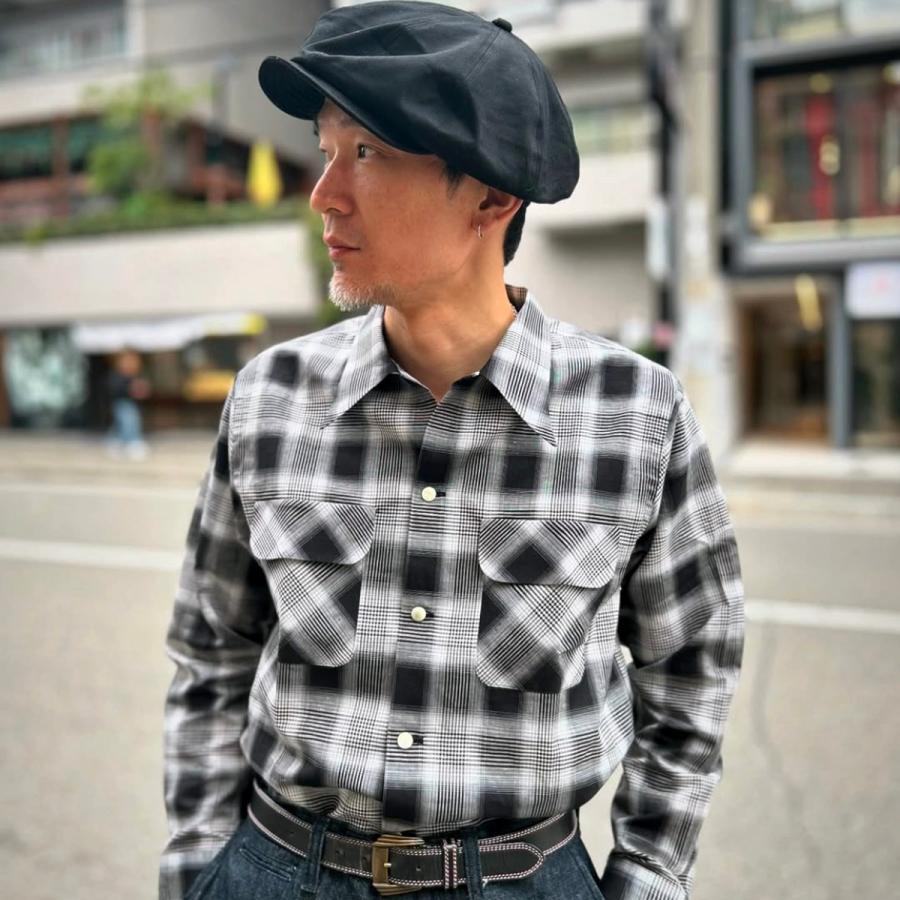 ドライボーンズ DS-2768 Ombre Check 2 Flap Open Shirt : DryBones