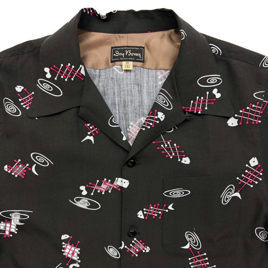 ドライボーンズ DS-2798 L/S Print Open Shirt “FISH BONE” |  | 07