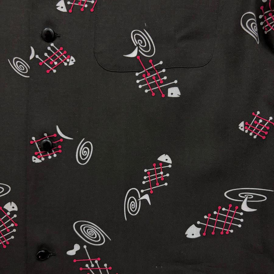 ドライボーンズ DS-2798 L/S Print Open Shirt “FISH BONE” |  | 09