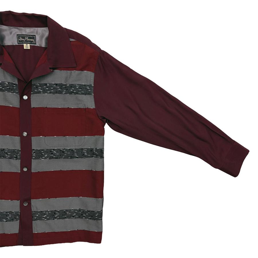 ドライボンズ　DS-2801　L/S Yarn Dyed 2tone Open Shirt “BERMA” |  | 12