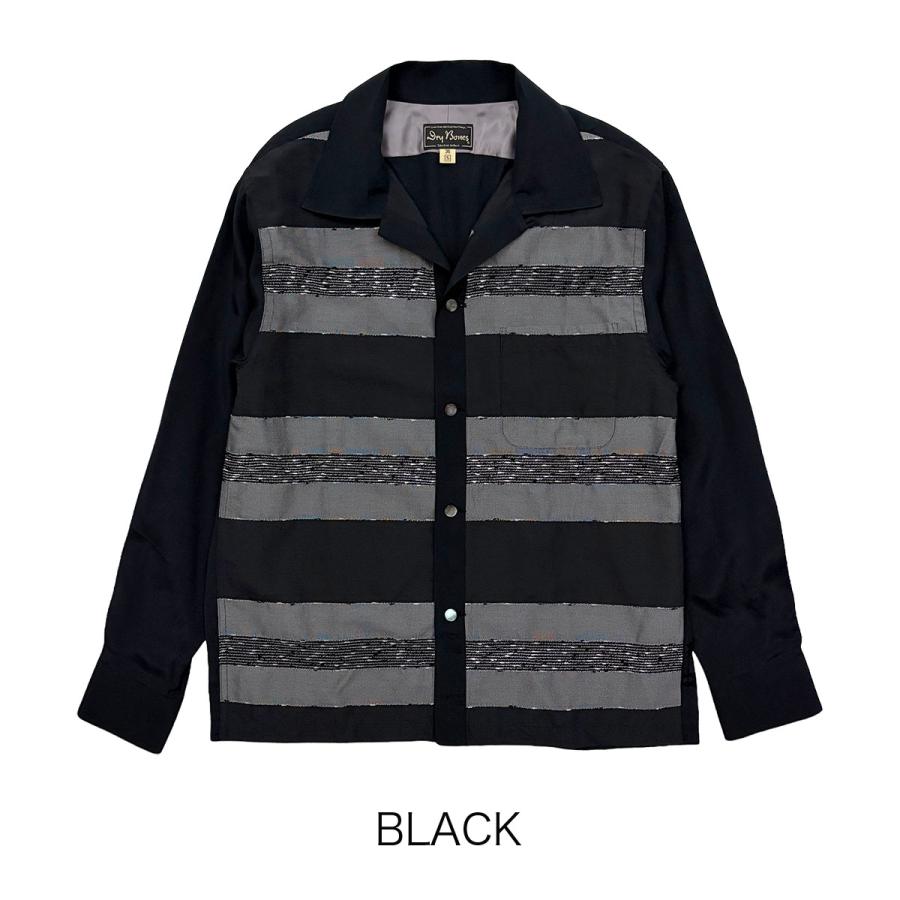 ドライボンズ　DS-2801　L/S Yarn Dyed 2tone Open Shirt “BERMA” |  | 02