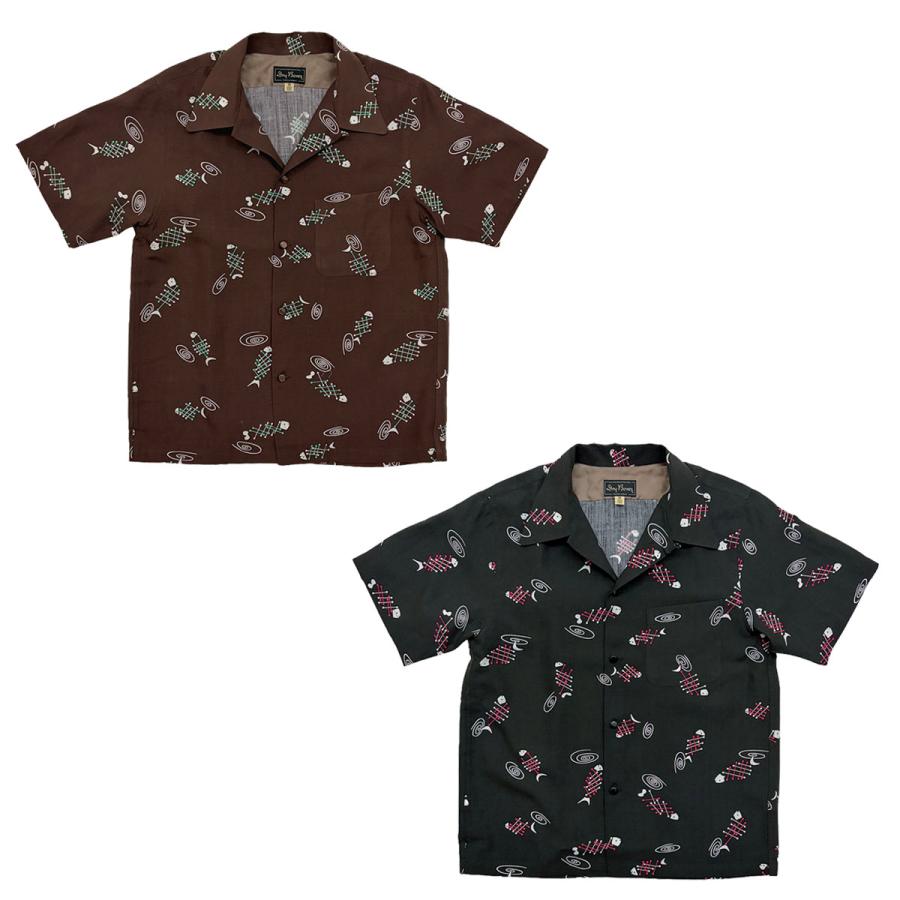 半袖オープンシャツ“FISH BONE”/ DRY BONES【ドライボーンズ】 | Dry Bones