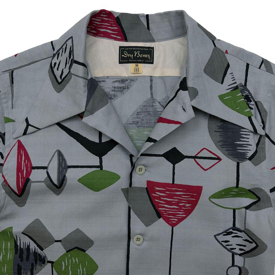 プリント2ポケットオープンシャツ“MOBILE”/ DRY BONES【ドライボーンズ】 | Dry Bones | 12