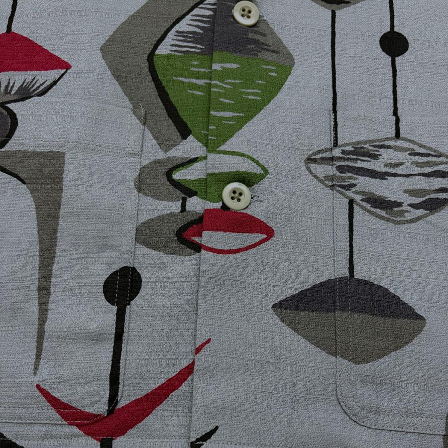 プリント2ポケットオープンシャツ“MOBILE”/ DRY BONES【ドライボーンズ】 | Dry Bones | 13