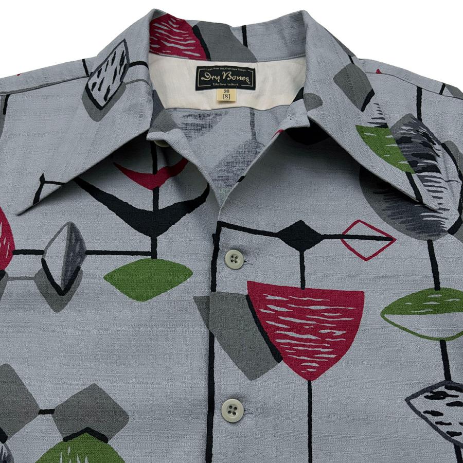 プリント2ポケットオープンシャツ“MOBILE”/ DRY BONES【ドライボーンズ】 | Dry Bones | 14