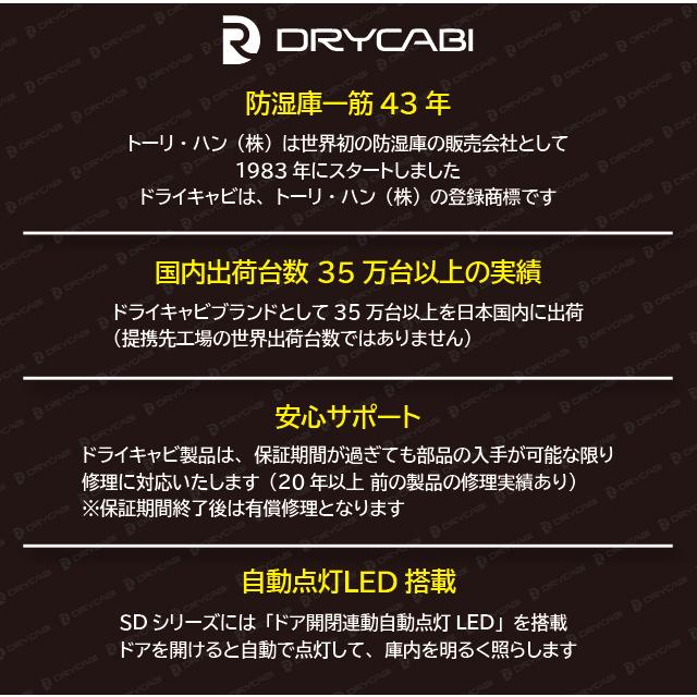 ドライ・キャビ 防湿庫 ドライキャビ ドライボックス 20L SD-24 SD