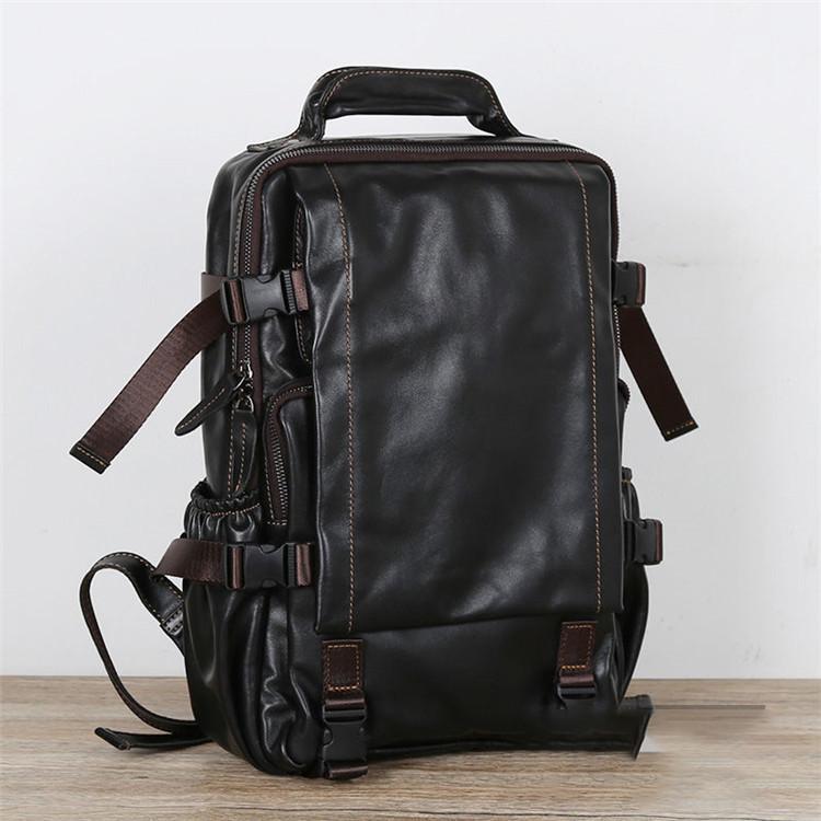 リュック　メンズ　リュックサック 本革　牛革 デイパック　ビジネス　バックパック　レザー　通勤通学　 旅行　出張　アウトドア　自転車鞄　カバン ipad 人気