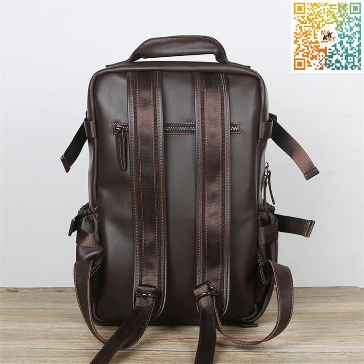 リュック　メンズ　リュックサック 本革　牛革 デイパック　ビジネス　バックパック　レザー　通勤通学　 旅行　出張　アウトドア　自転車鞄　カバン ipad 人気