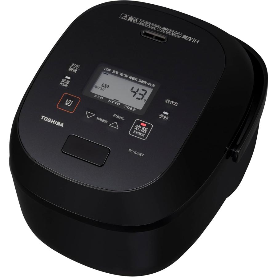TOSHIBA（東芝） RC-10VRV(K) 炊飯器 5.5合 真空圧力IH炊飯器 ブラック