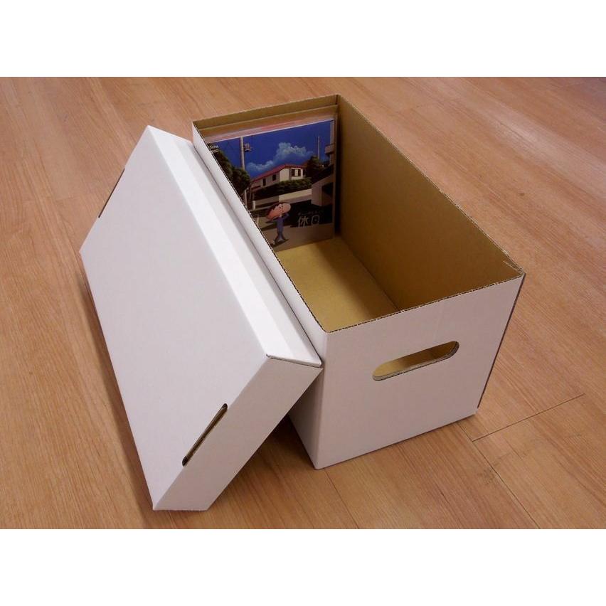 EP用ダンボール（フタ付き）白 5枚セット / ディスクユニオン DISK