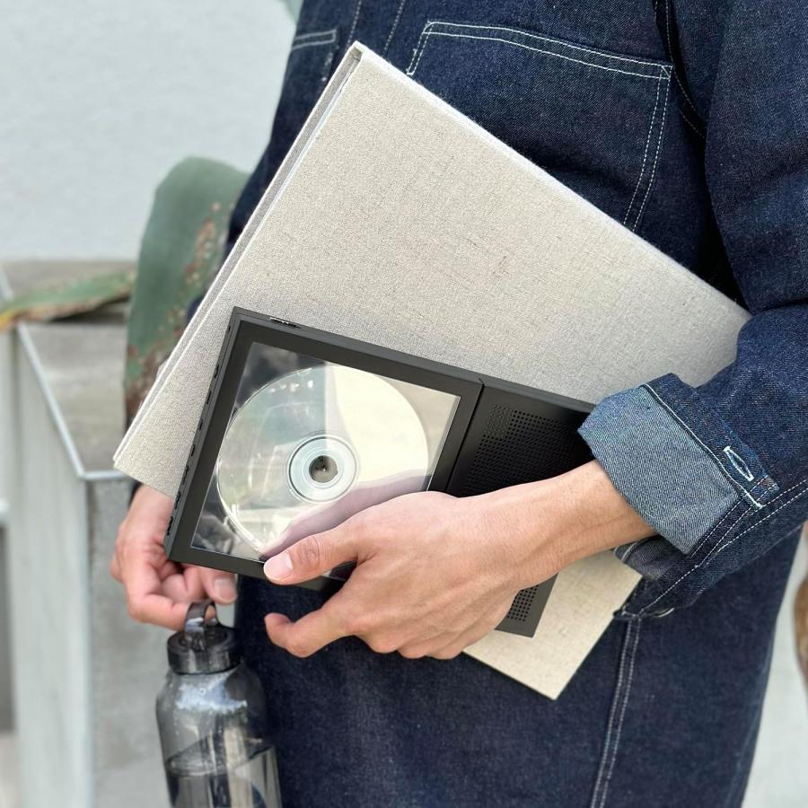 km5 / Instant Disk Audio-CP2 Black ワイヤレス ポータブル CD